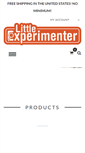 Mobile Screenshot of littleexperimenter.com